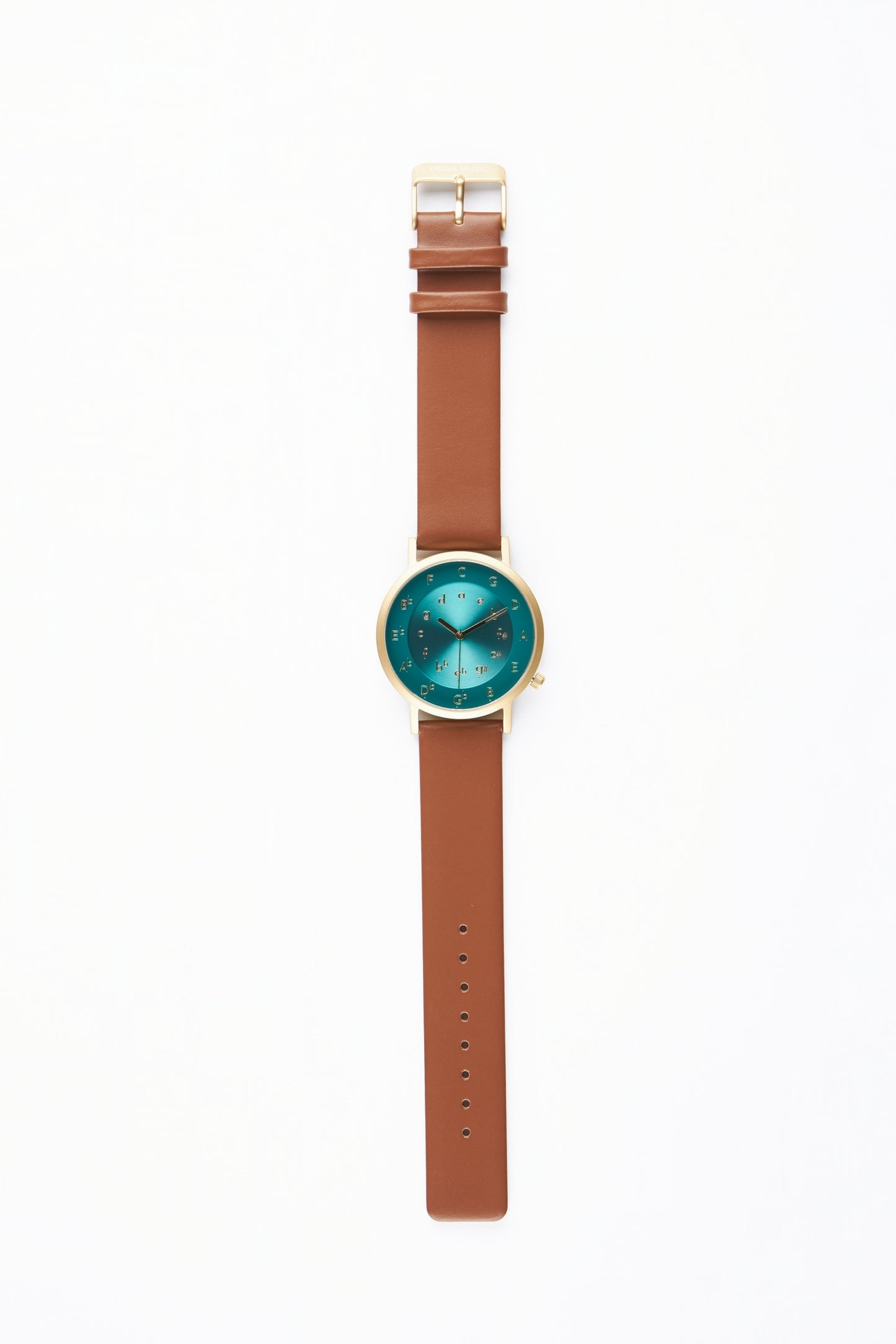 Ossia Watch - Sonata Sea Met Bruin Lederen Bandje