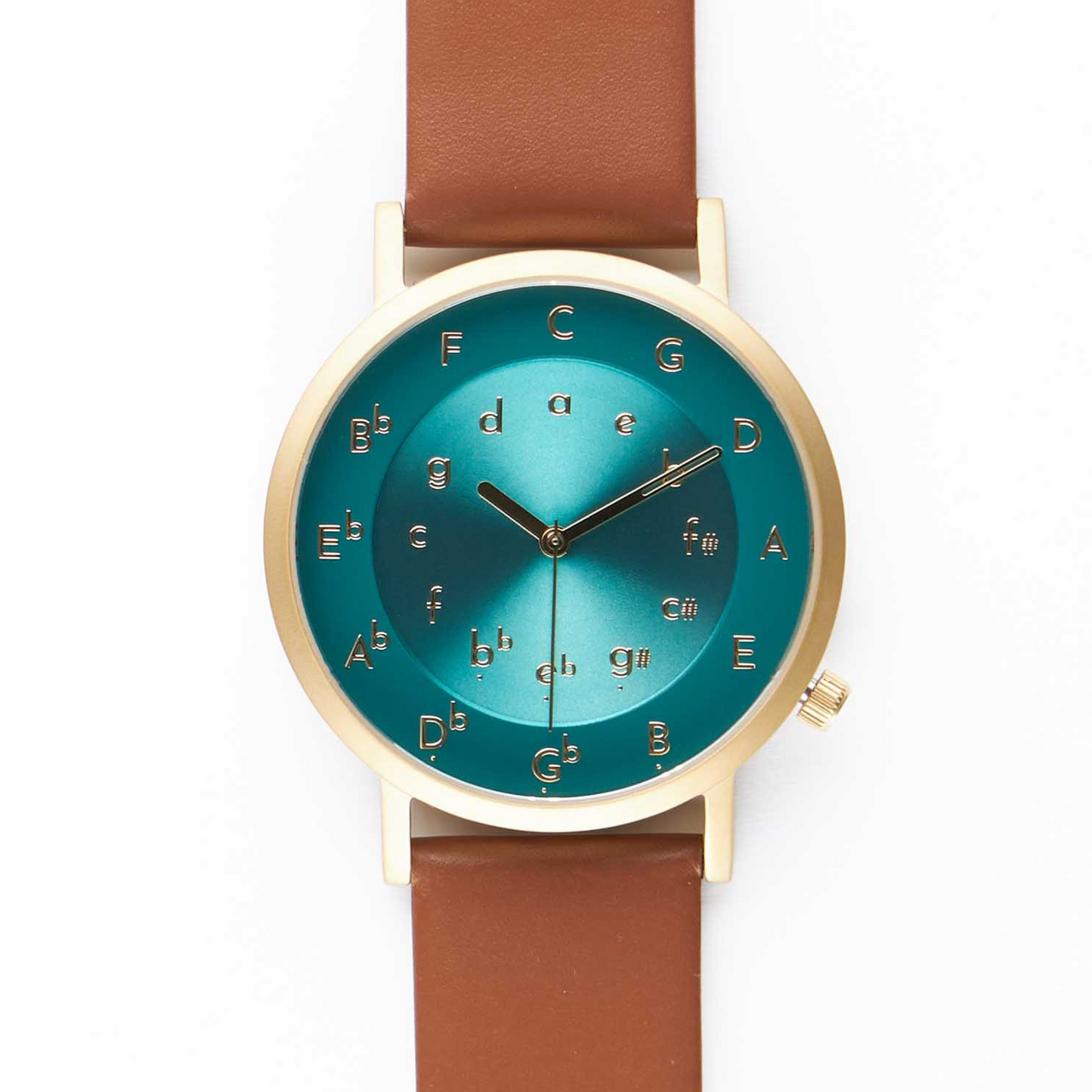 Ossia Watch - Sonata Sea Met Bruin Lederen Bandje